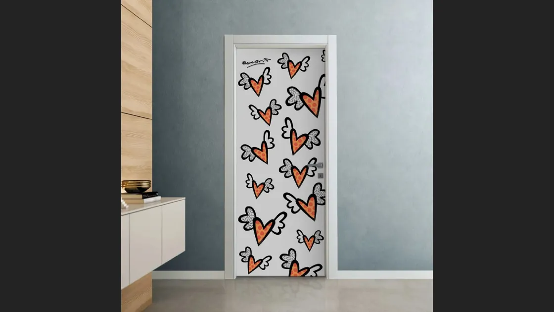 Porta per interni Britto Flying Hearts di Bertolotto