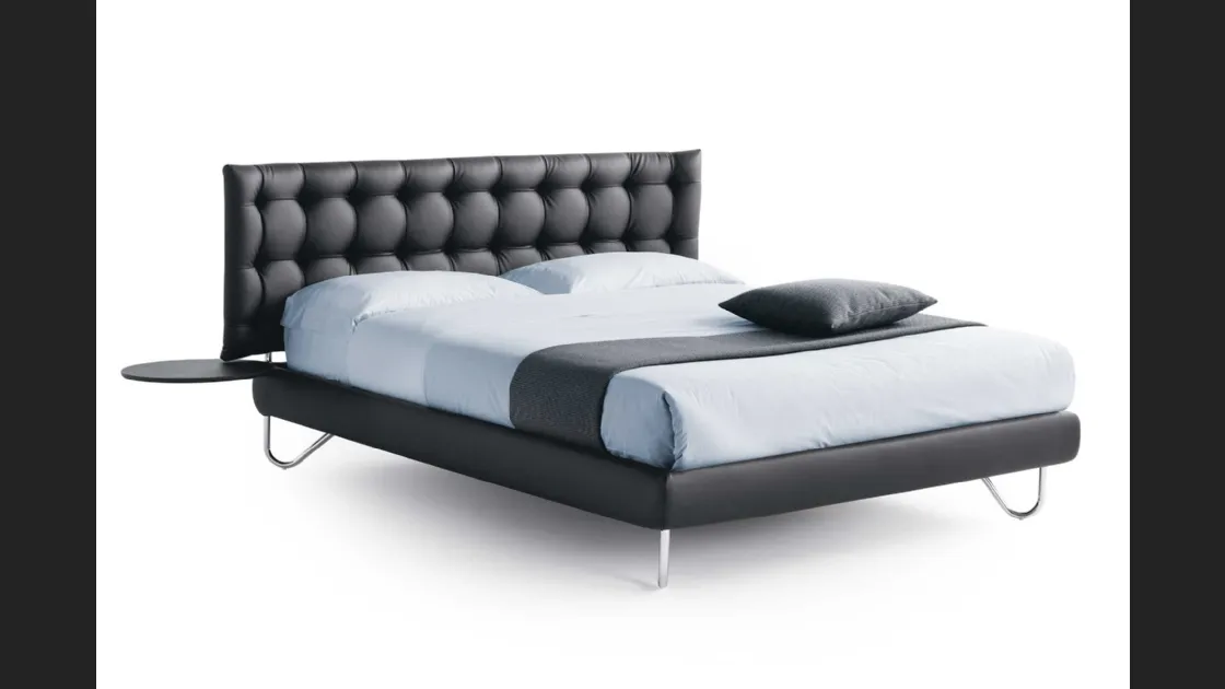 Letto imbottito Hug 05 Low di Noctis