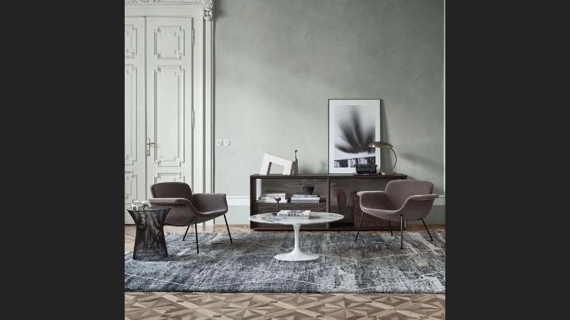 Poltroncine in tessuto Grigio KN Collection by Knoll KN04 di Knoll