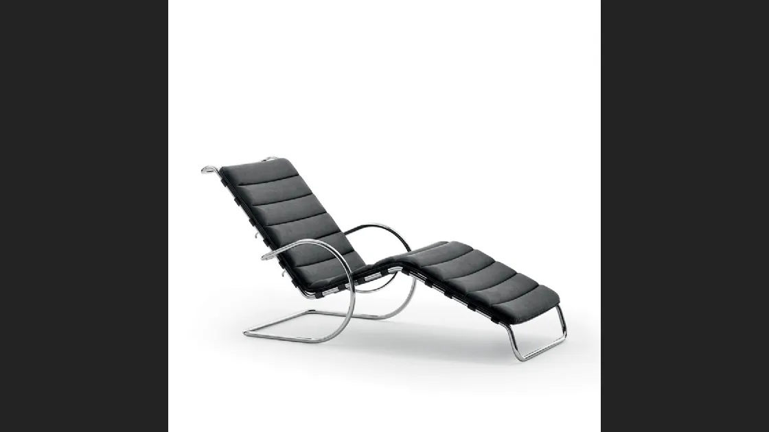 Poltroncina Chaise Longue di design MR Bauhaus 100th Anniversary Edition di Knoll