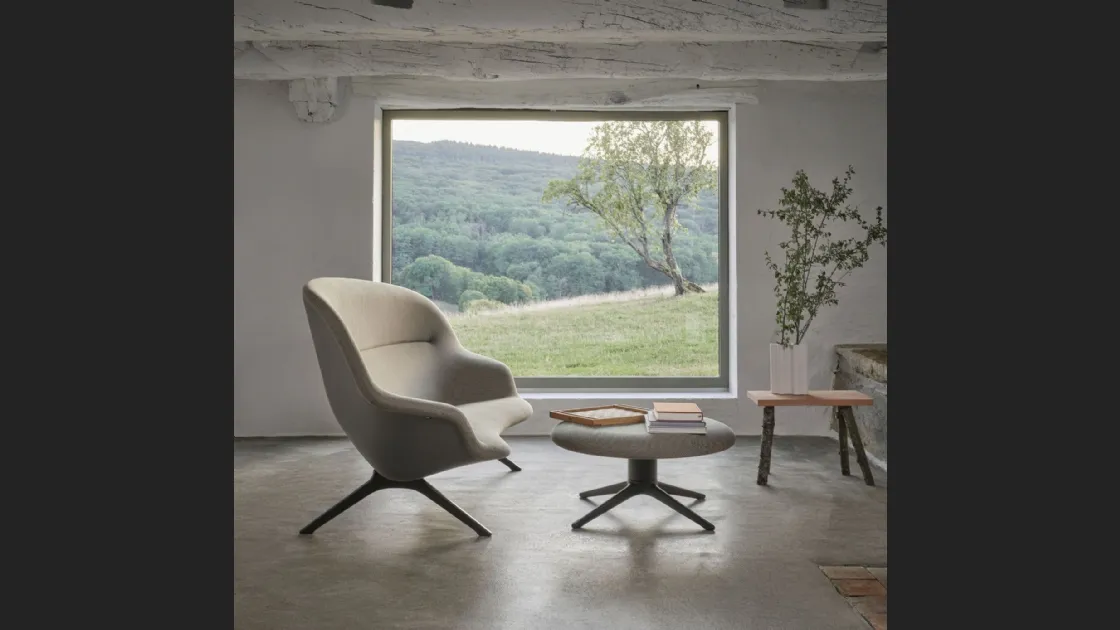 Divano lineare Abalon Sofa di Vitra