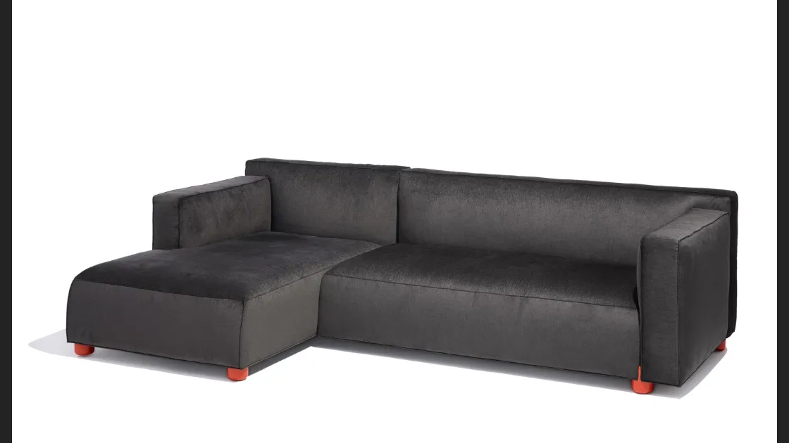 Divano con penisola Barber Osgerby Sofa di Knoll