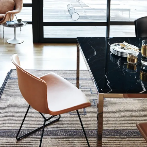 Sedia Bertoia Leather di Knoll