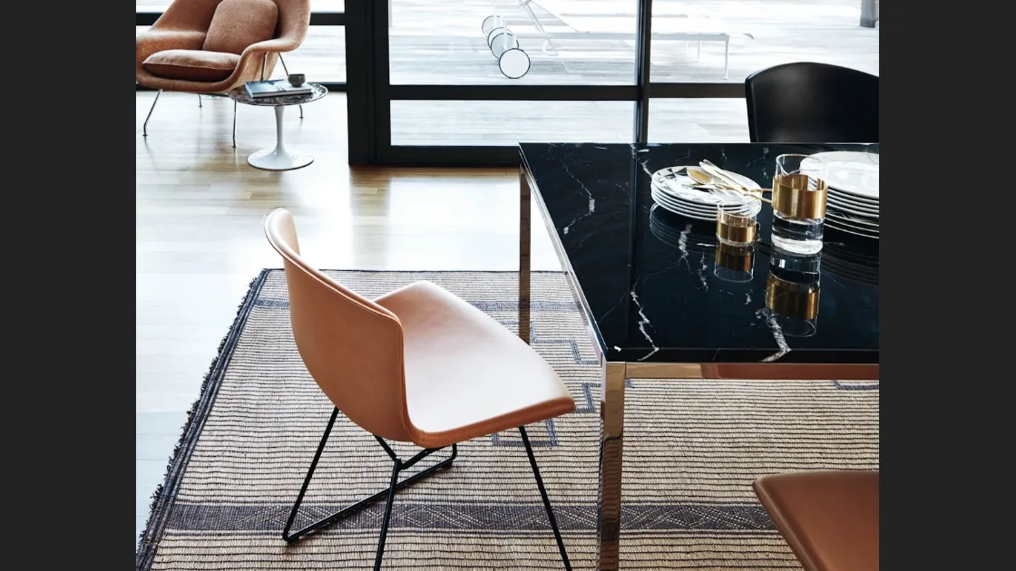 Sedia Bertoia Leather di Knoll