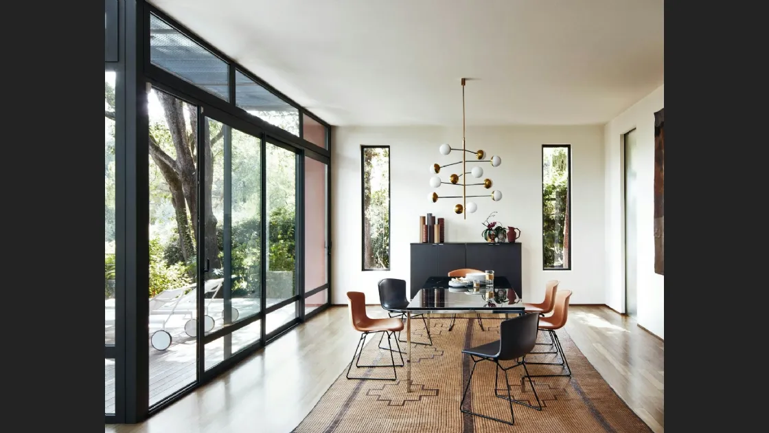 Sedia Bertoia Leather di Knoll