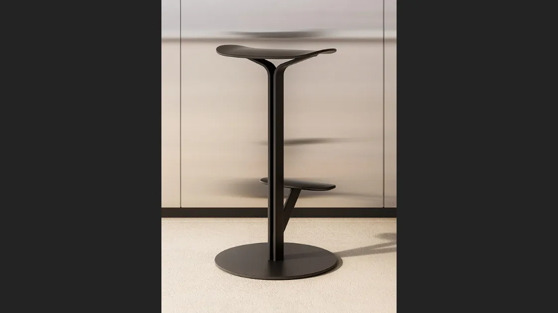 Sgabello Duetto Stool in polipropilene di MDF Italia