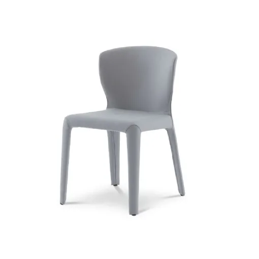 Sedia di design rivestita in tessuto Hola 369 di Cassina