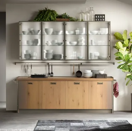 Cucina Moderna Diesel get Together Ruxe Wood Gradient di Scavolini