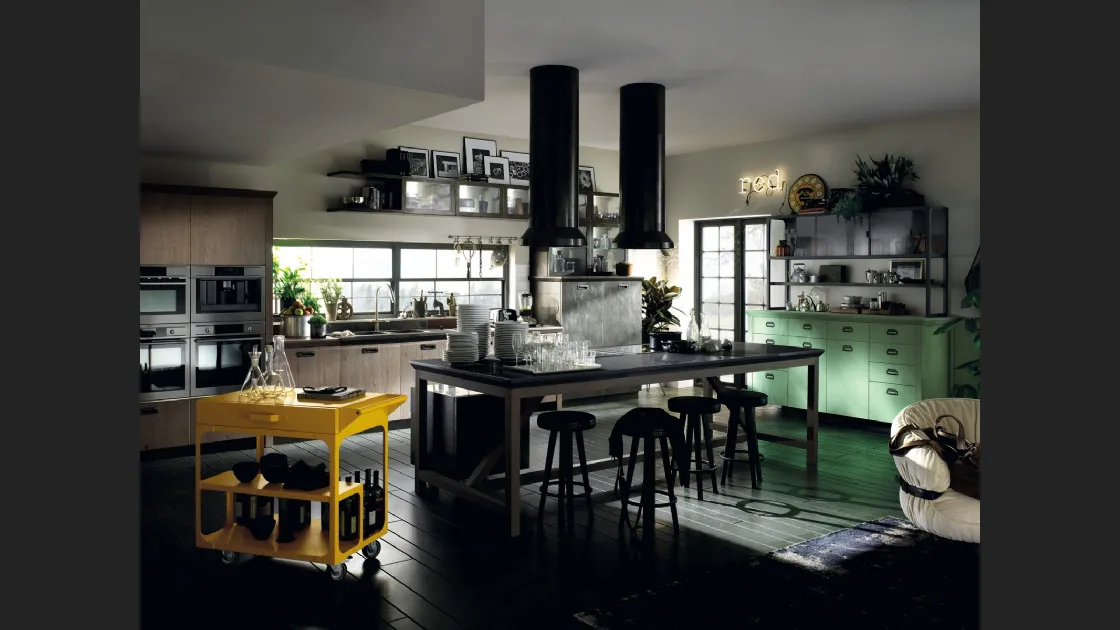 Cucina Moderna Diesel Social Kitchen Ruxe Grey di Scavolini