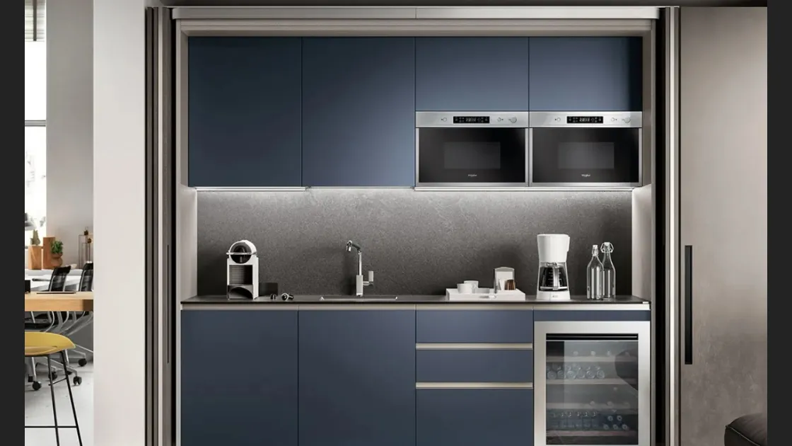 Cucina Boxi Blu Moon di Scavolini