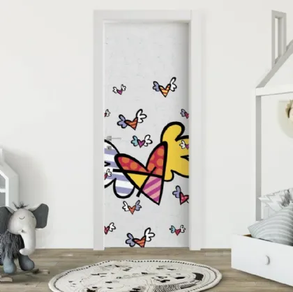 Porta per interni Britto Flying Hearts Too di Bertolotto