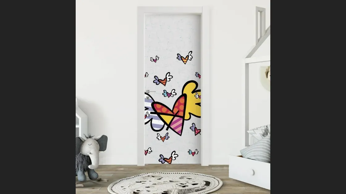 Porta per interni Britto Flying Hearts Too di Bertolotto