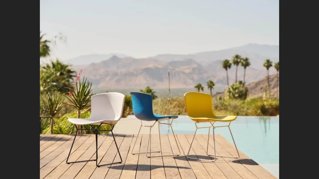 Sedia Bertoia Molded Shell Side Chair di Knoll