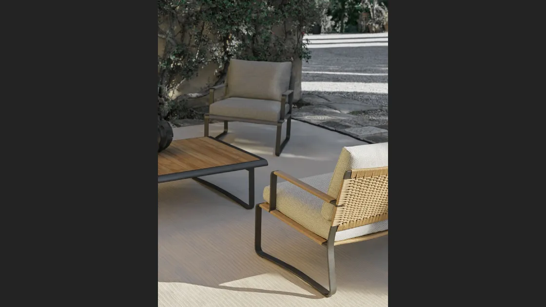 Tavolino in Teak Phoenix di Molteni & C