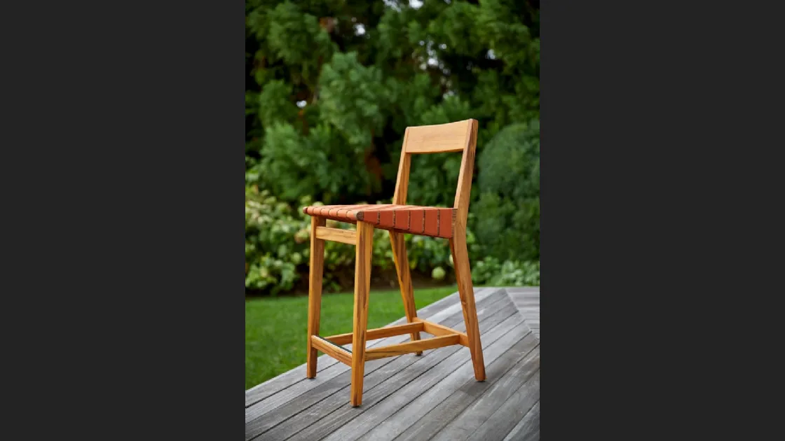 Sgabello Risom Barstool di Knoll